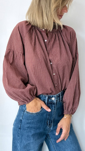 BLOUSE MALORY ROUGE