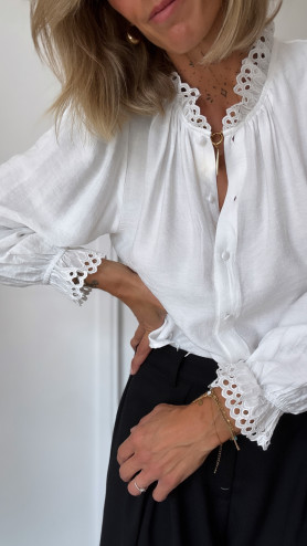 CHEMISE ADELINA BLANCHE