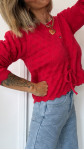 PULL MADIE ROUGE