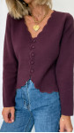 PULL JESSICA AUBERGINE