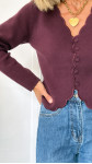 PULL JESSICA AUBERGINE