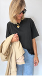 T-SHIRT MOKA NOIR