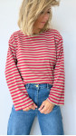 T_SHIRT SANDRO RAYURES