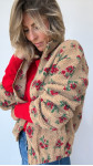 MANTEAU ALBANE ROUGE