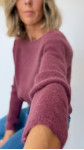 GILET BÉRÉNICE PRUNE