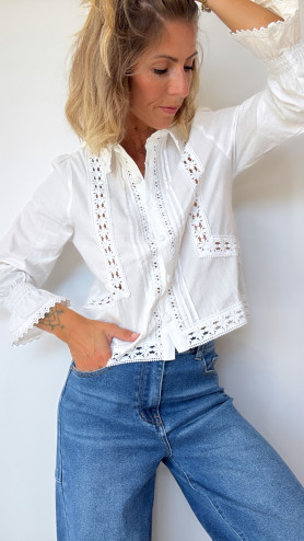 CHEMISE MAGDA BLANCHE