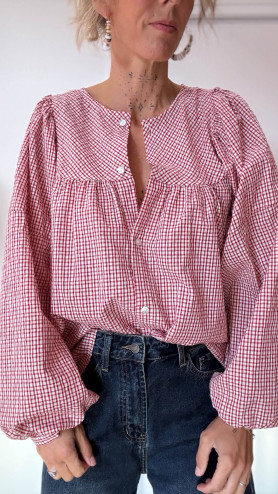 BLOUSE AUDREY ROUGE