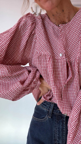BLOUSE AUDREY ROUGE